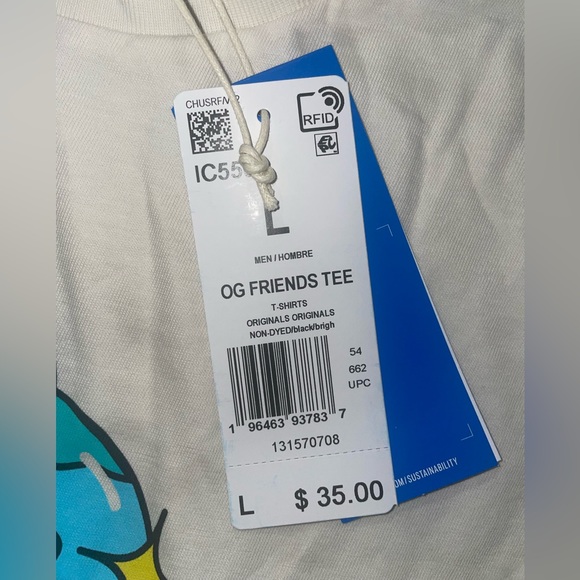 Adidas Mens T-Shirt Size Large. - Picture 4 of 5